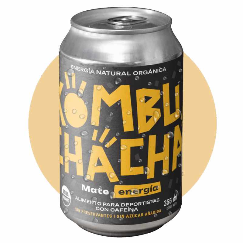 Kombucha mate en lata kombuchacha