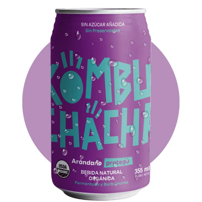kombucha arandanos en lata kombuchacha app de YouTube Music estación de radio
