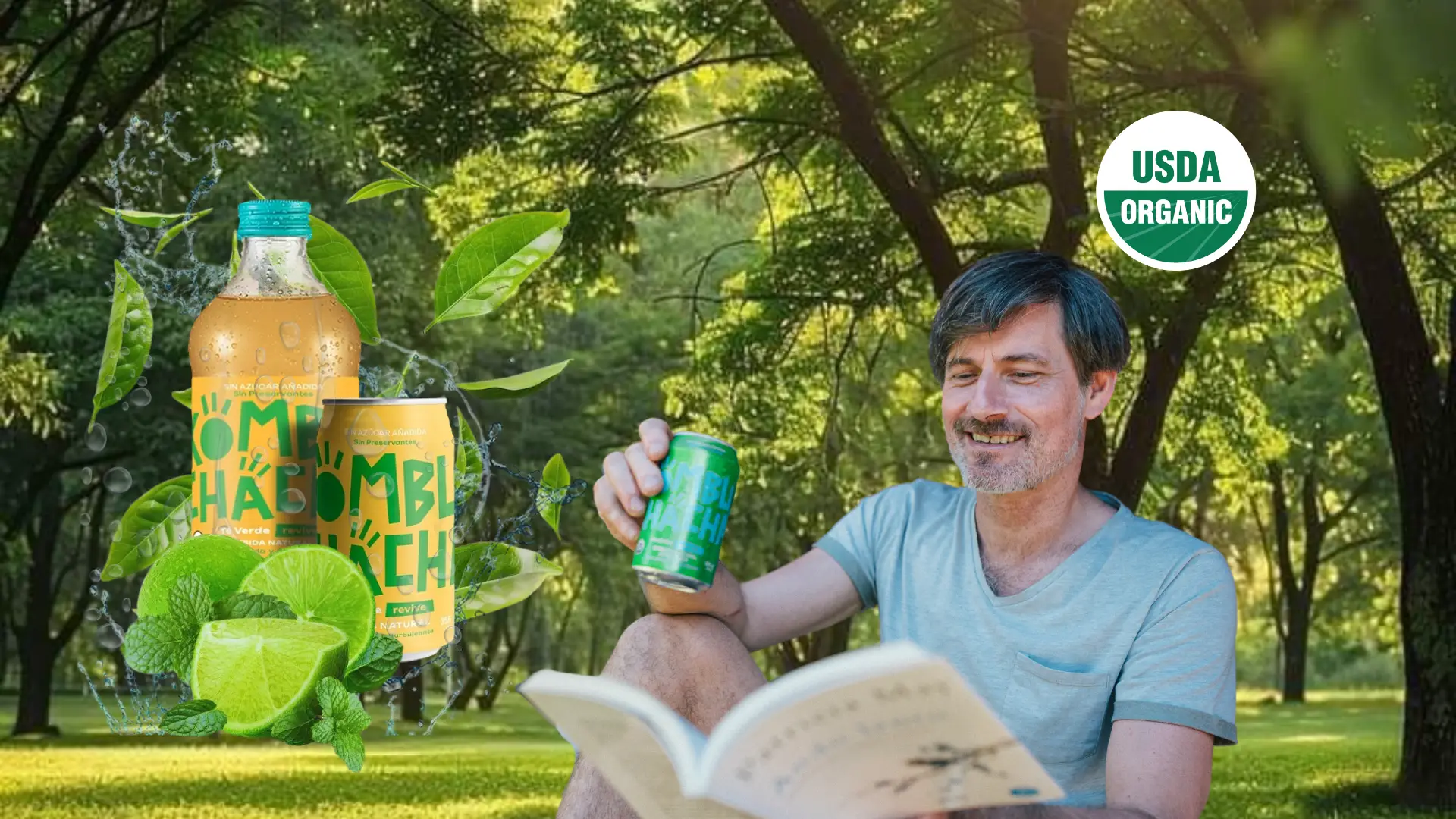 Blog de 5 bebidas saludables para un papá imparable de Kombuchacha para el día del padre en chile